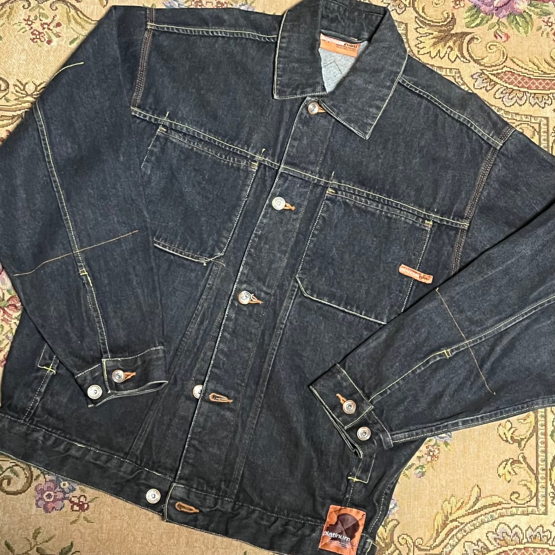 유일매물) 플래티넘푸부 흑청자켓 상품이미지2