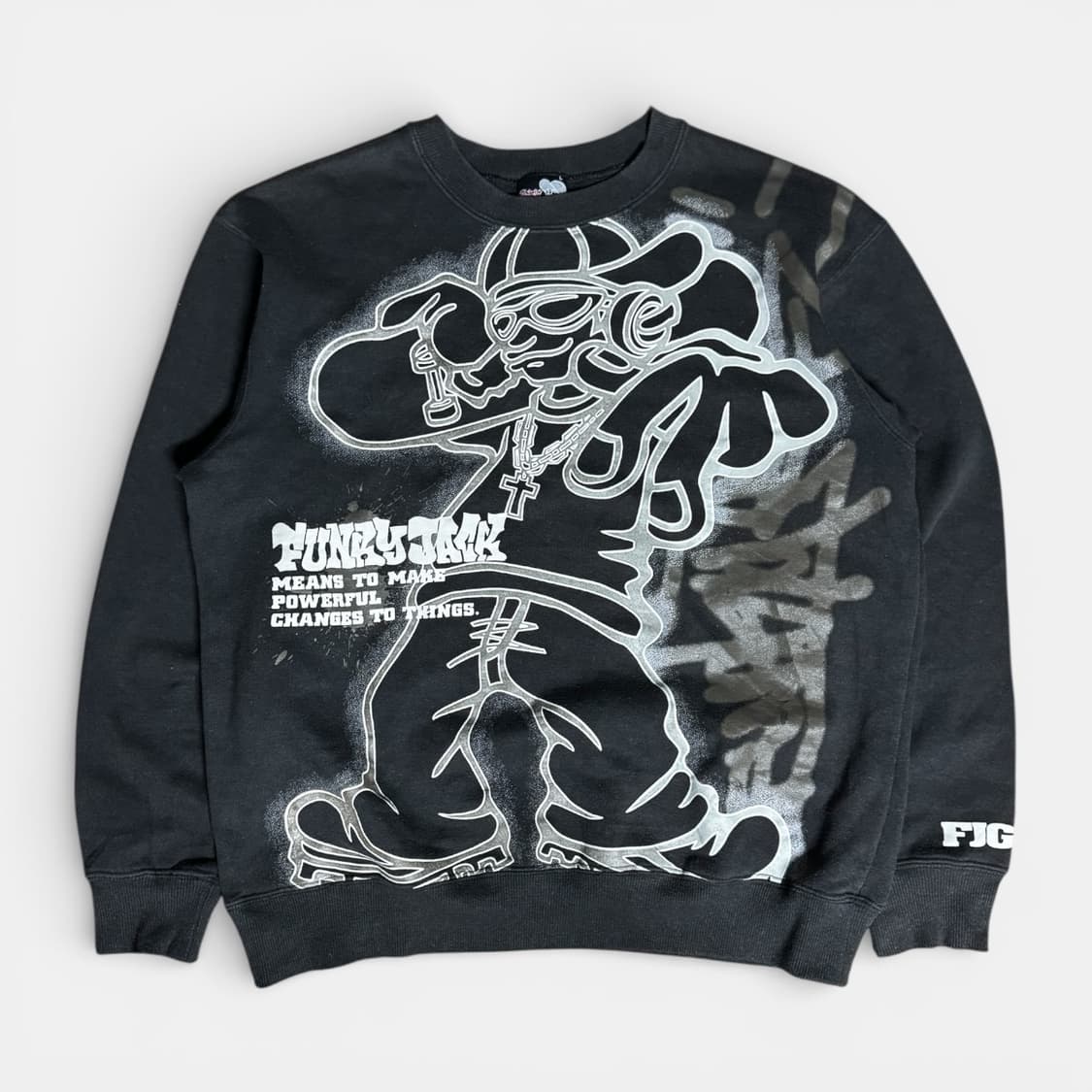 Vintage FJGH Graffiti Sweatshirt 상품이미지1