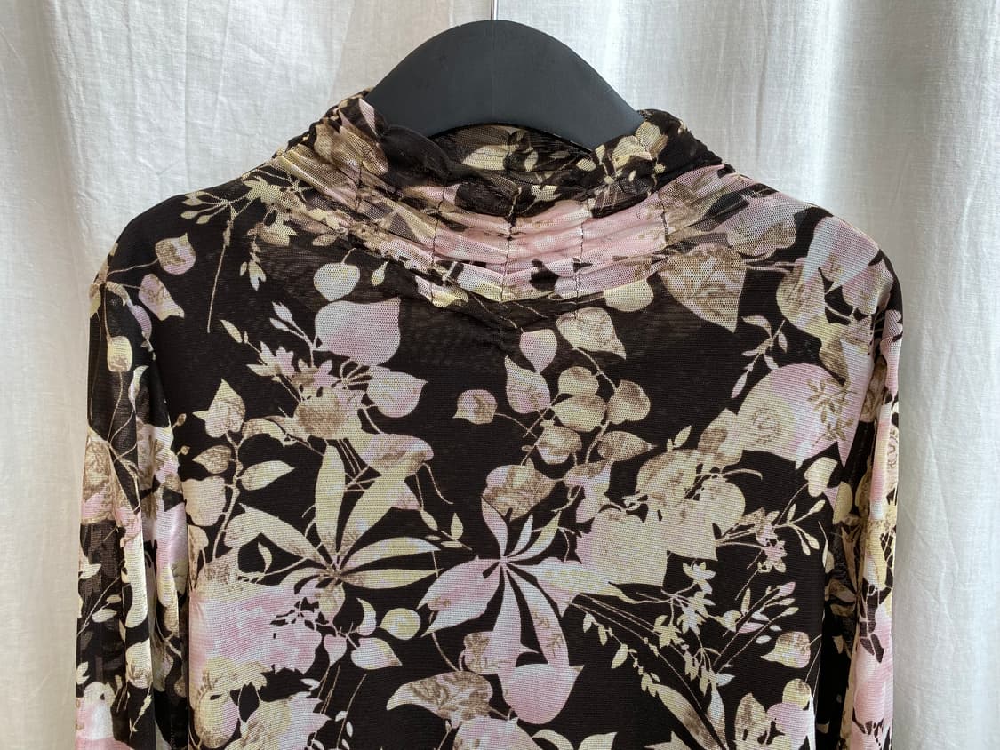 플라워패턴 샤블라우스(M) 상품이미지4