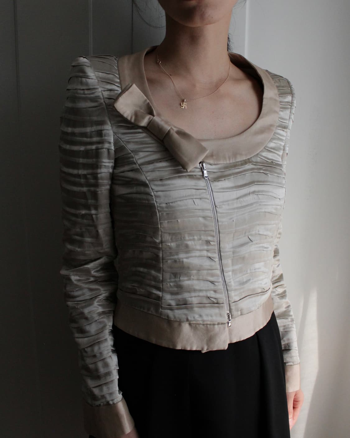 Emporio Armani ribbon crop jacket  상품이미지1