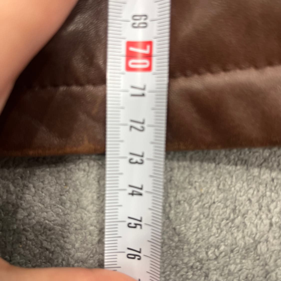 100 빈티지 양가죽 브라운 집업 레더자켓 상품이미지9