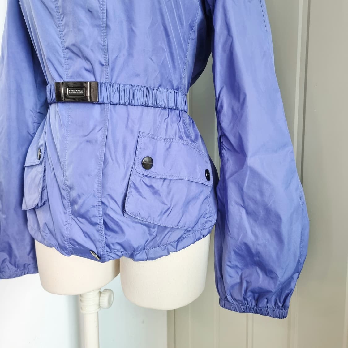 버버리 나일론 벨티드 바람막이 점퍼 자켓 (55/표기UK8,US6) 상품이미지6