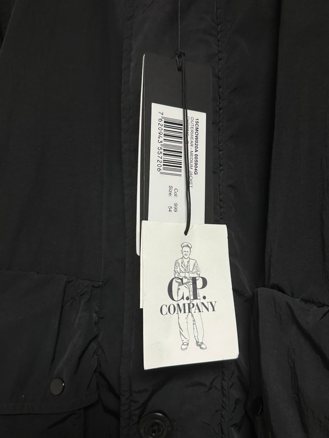 CP컴퍼니 크롬R 고글 봄버 자켓 블랙 54 (새상품급 1회착) 상품이미지5