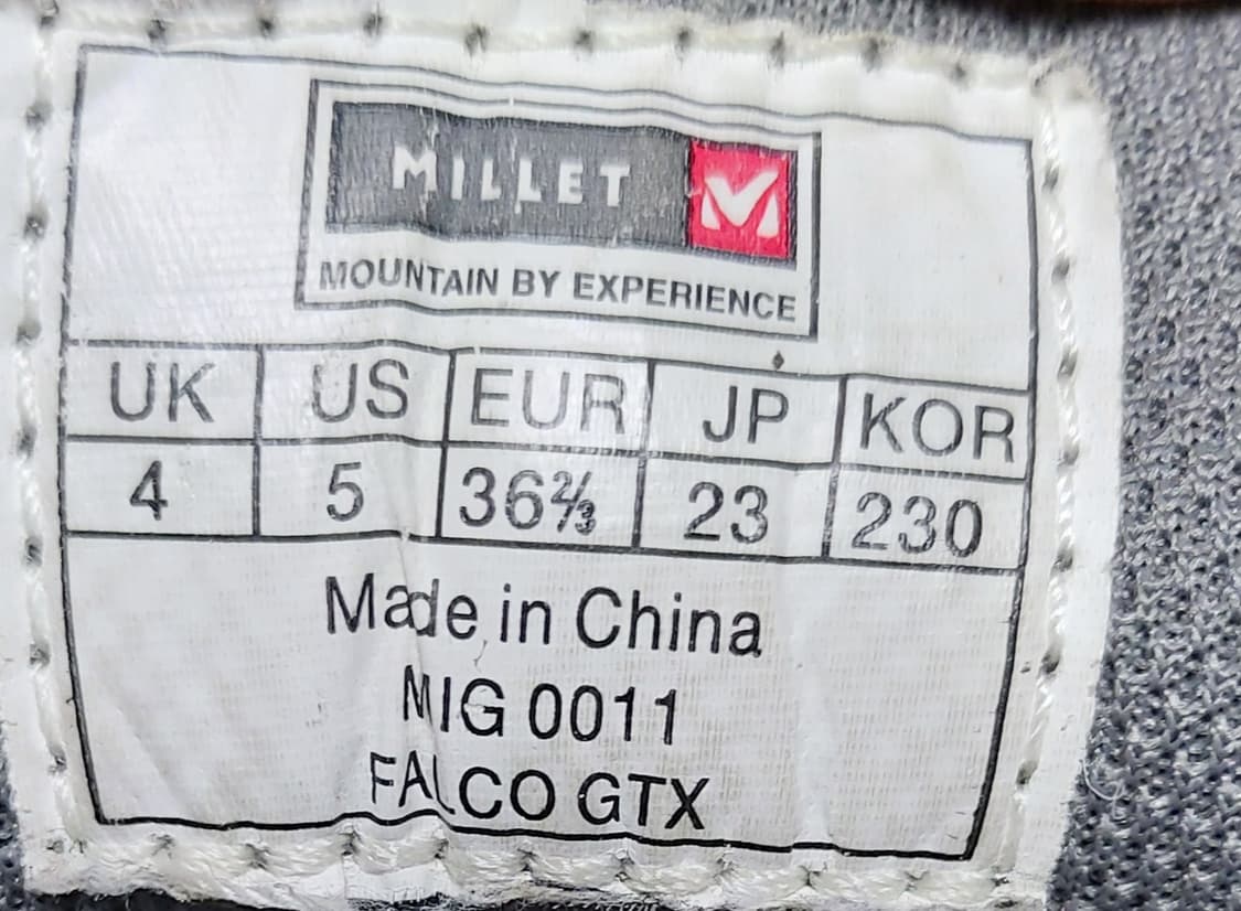 밀레(Millet) 고어텍스 등산화 트레킹화(230mm)

 상품이미지8