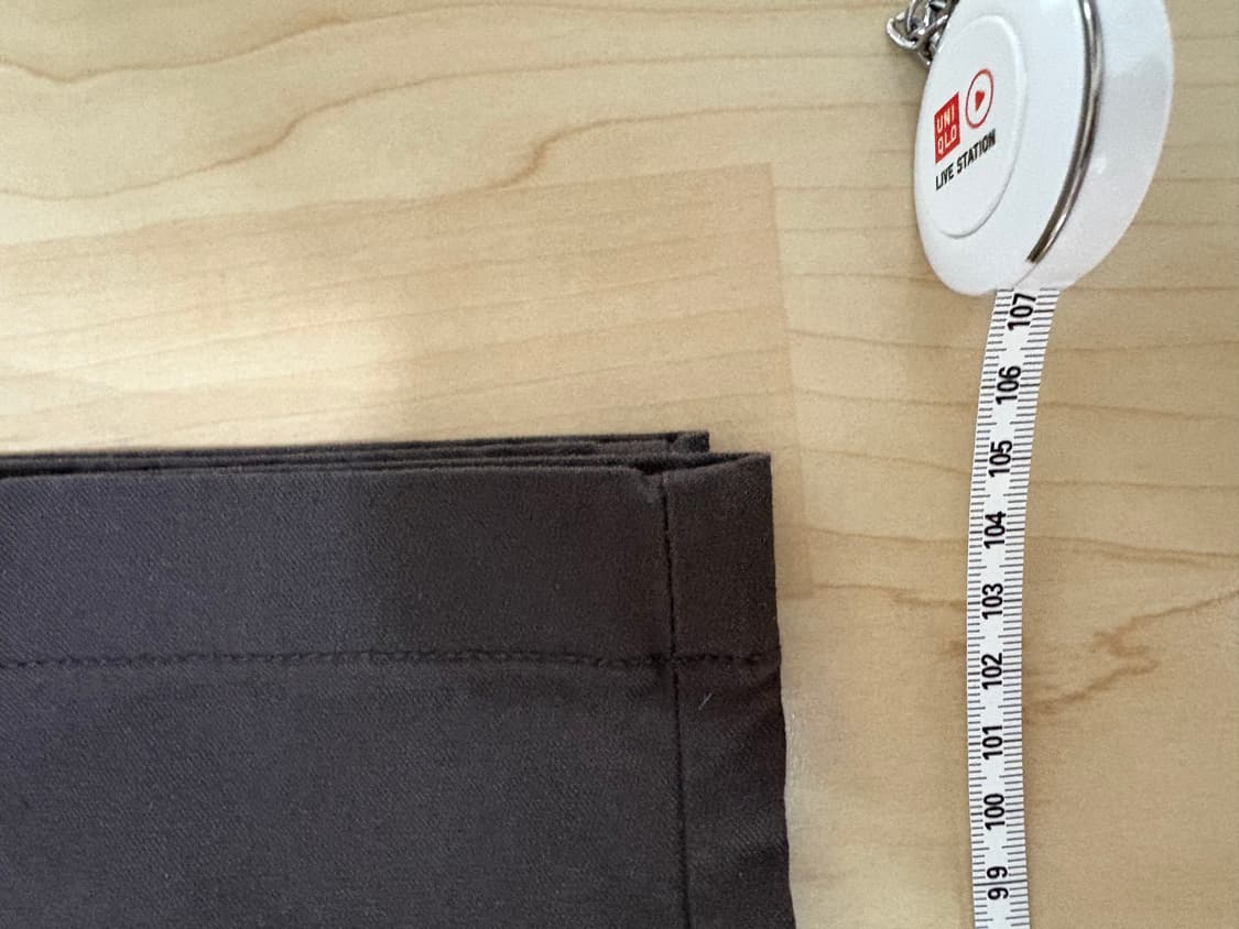 스파오 라이트 코튼 와이드 밴딩 팬츠 M 다크브라운 상품이미지4