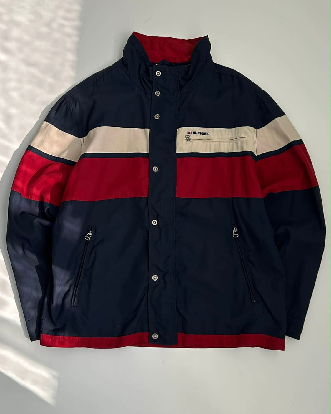 [XXL] 90s 올드 타미힐피거 윈드브레이커 자켓 상품이미지1