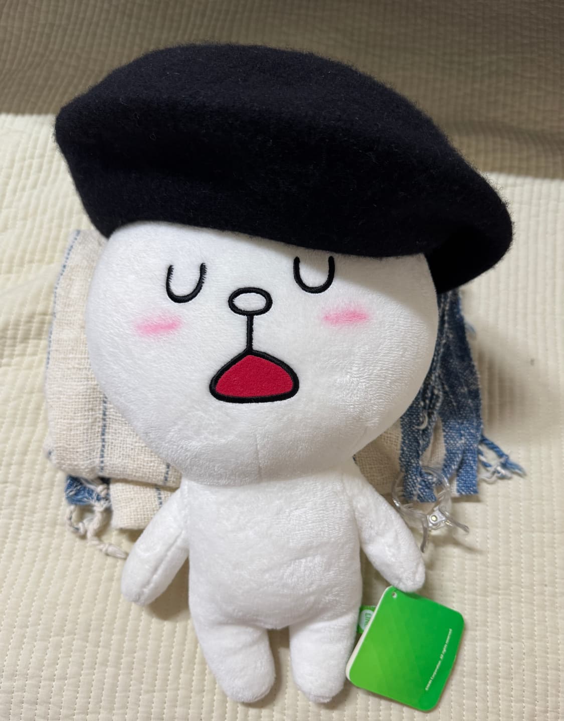 니코앤드 울 빵모자 블랙 상품이미지4