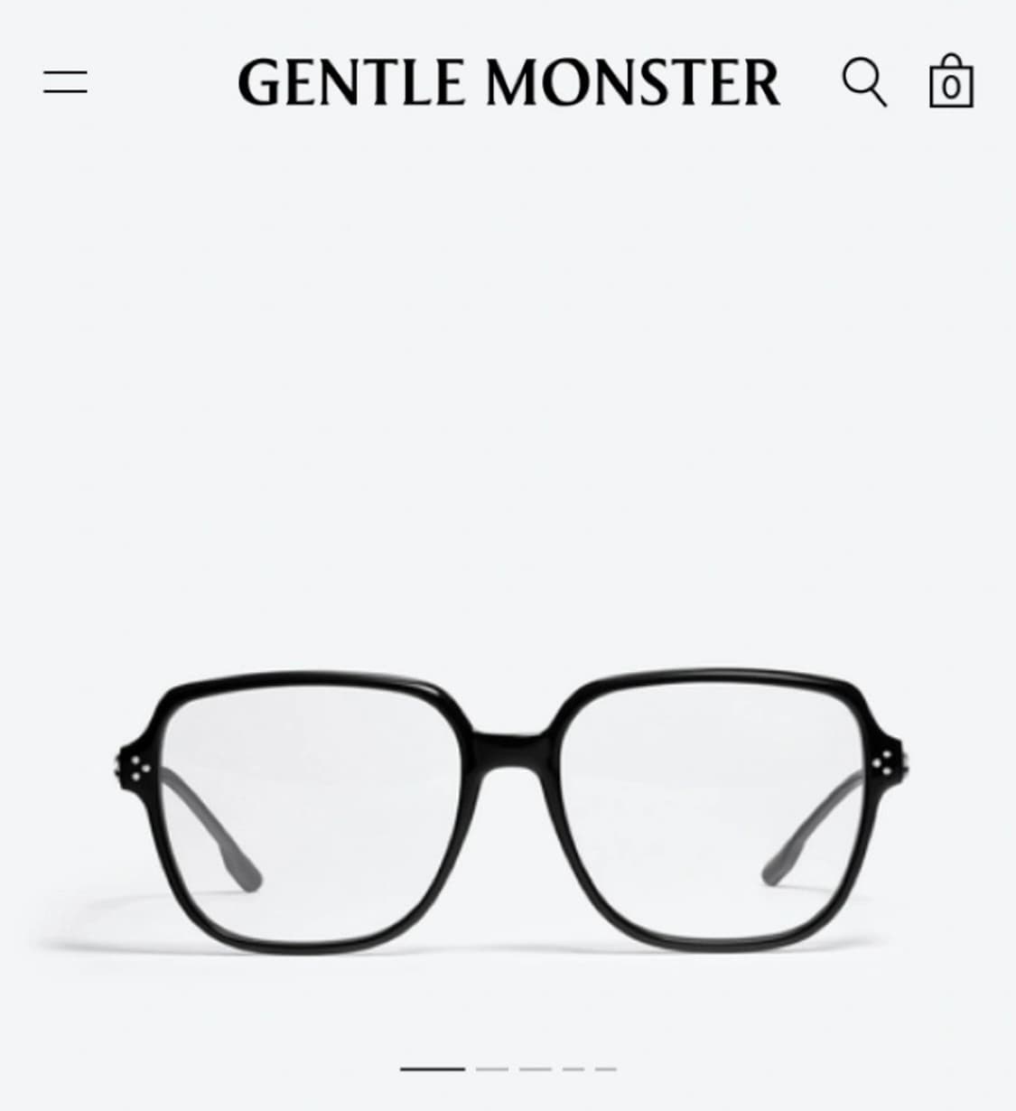 젠틀몬스터 무아 01 블랙 상품이미지1