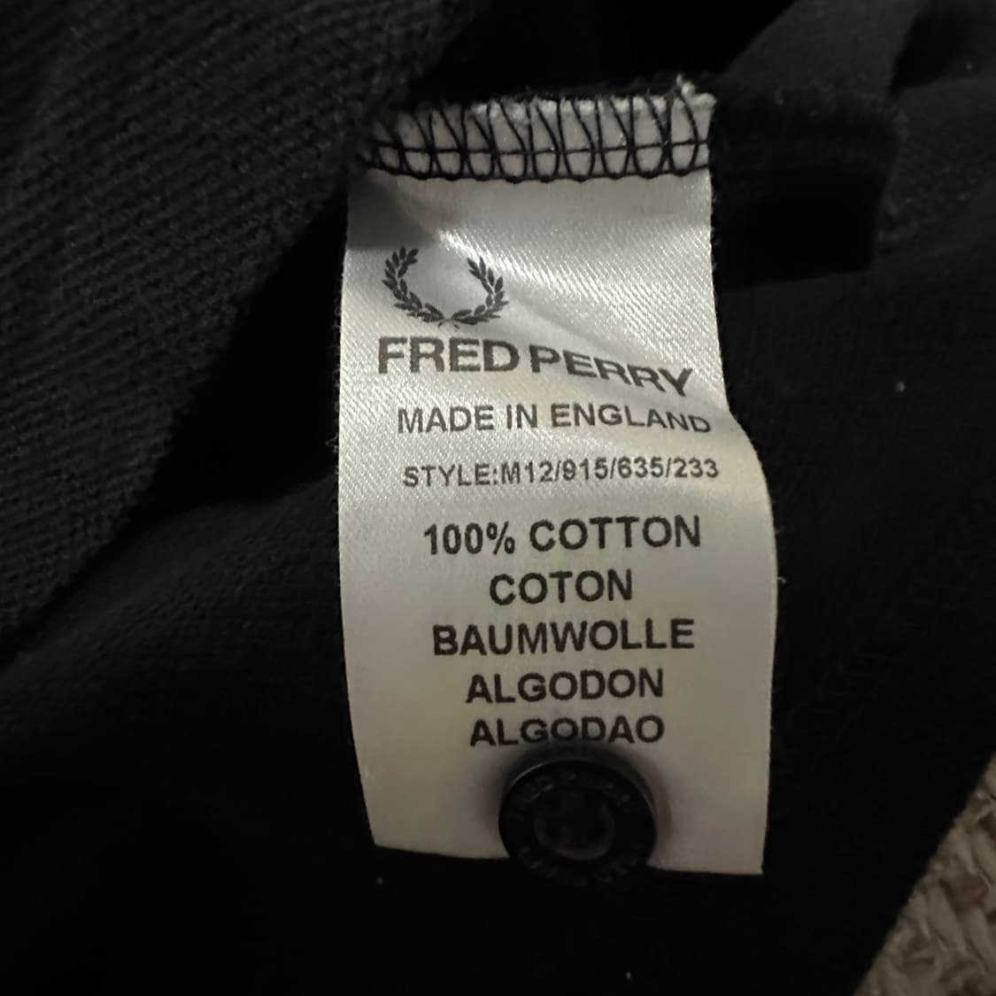FRED PERRY england made polo shirt 상품이미지4