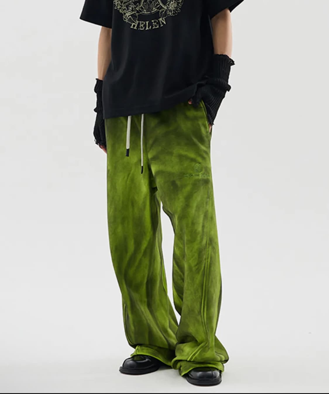 헤더헬렌 더티 네온 스웻 팬츠 바지 L 상품이미지1