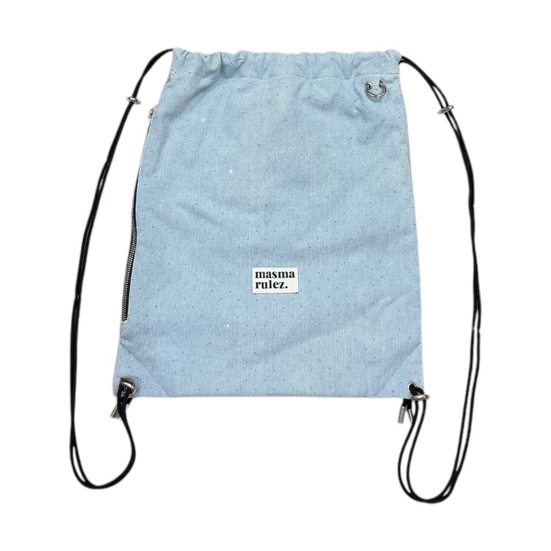 마스마룰즈 모리걸 도트 땡땡이 짐색 백팩 가방 블루 상품이미지1