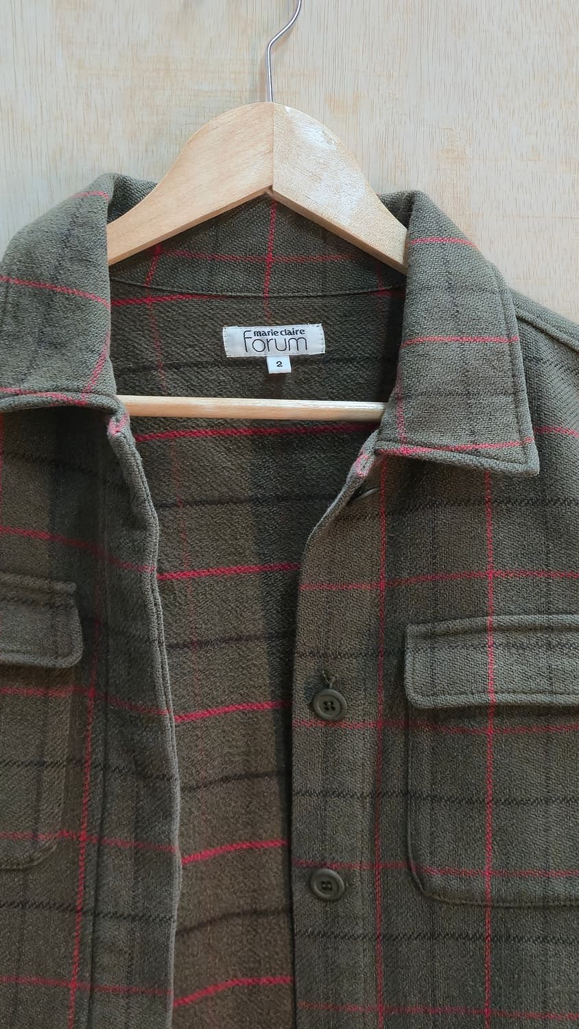 Marie Claire 체크 겨울 자켓 s size  상품이미지2