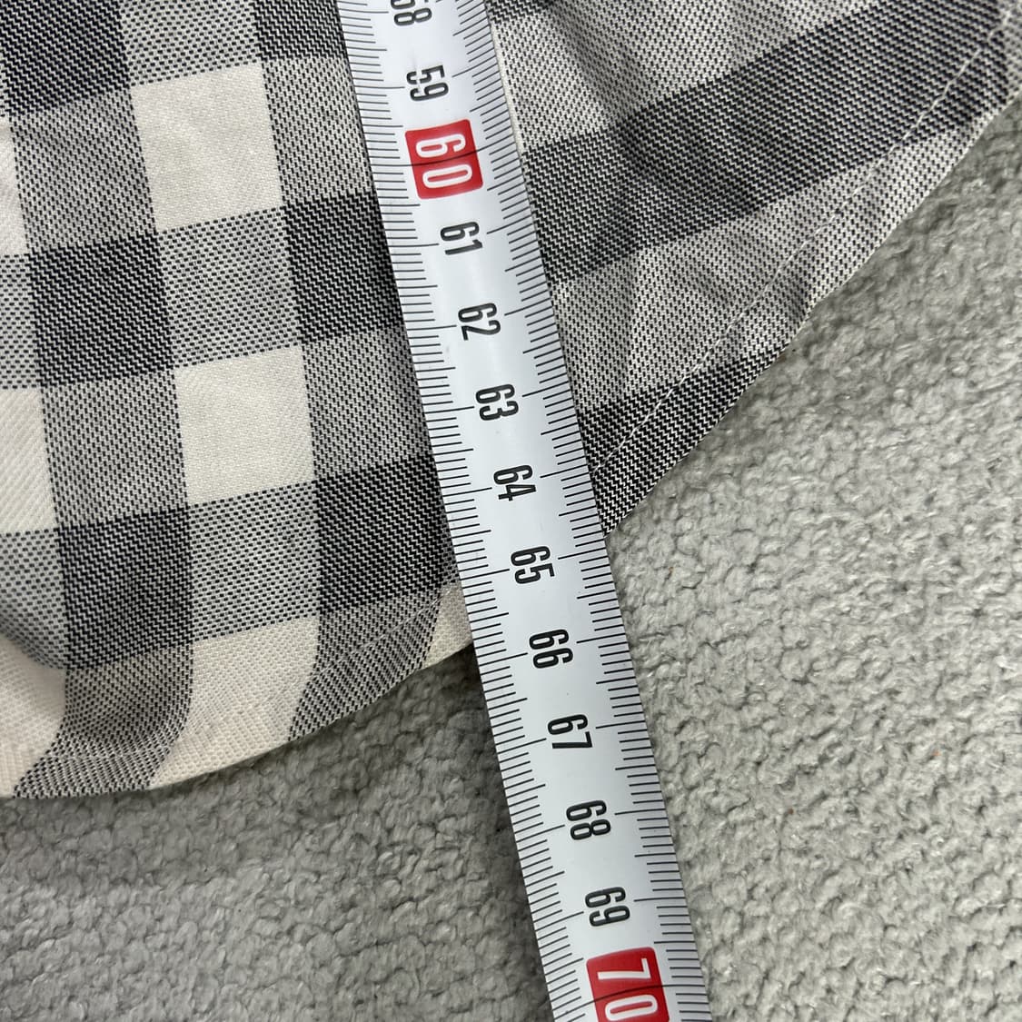 버버리 리얼 정품 백화점 택 체크 셔츠 그레이 s 상품이미지5