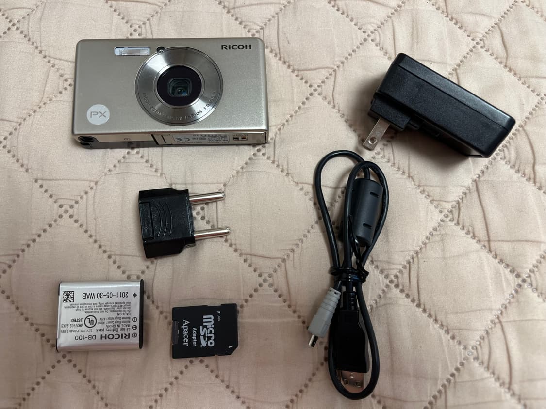 리코 RICOH PX 빈티지 디카 디지털 카메라 실버색상 작례 ㅇ 상품이미지1