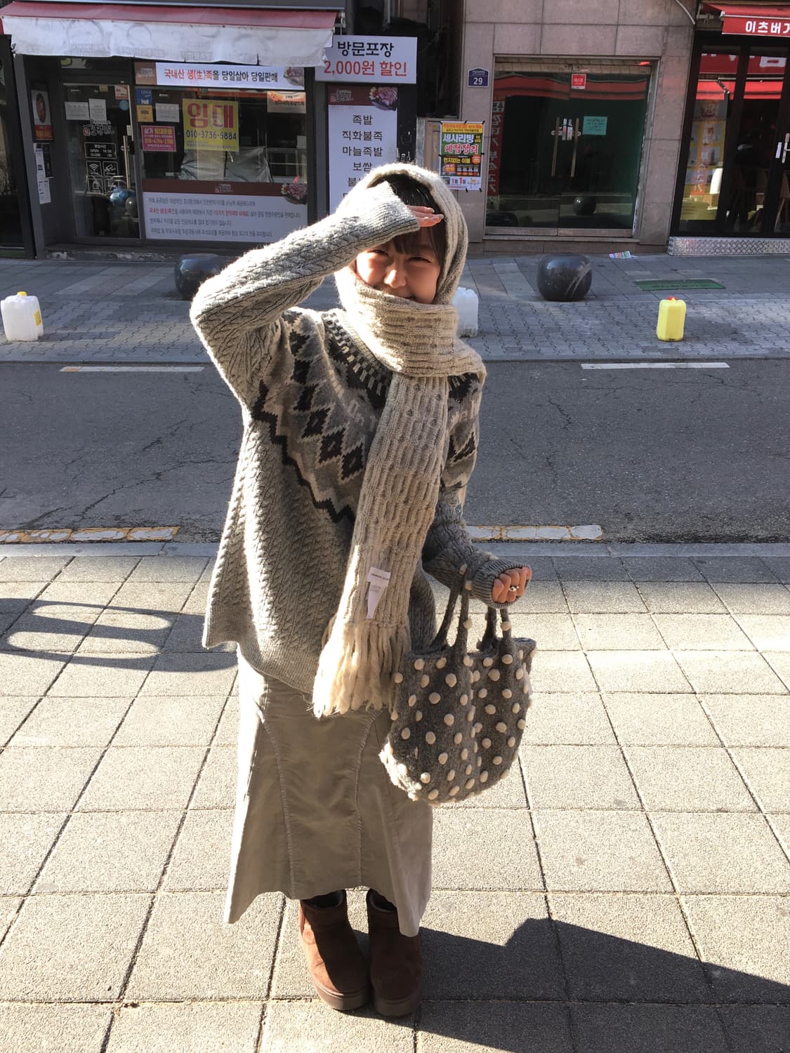Tsumori Chisato Knit muffler cute 상품이미지3