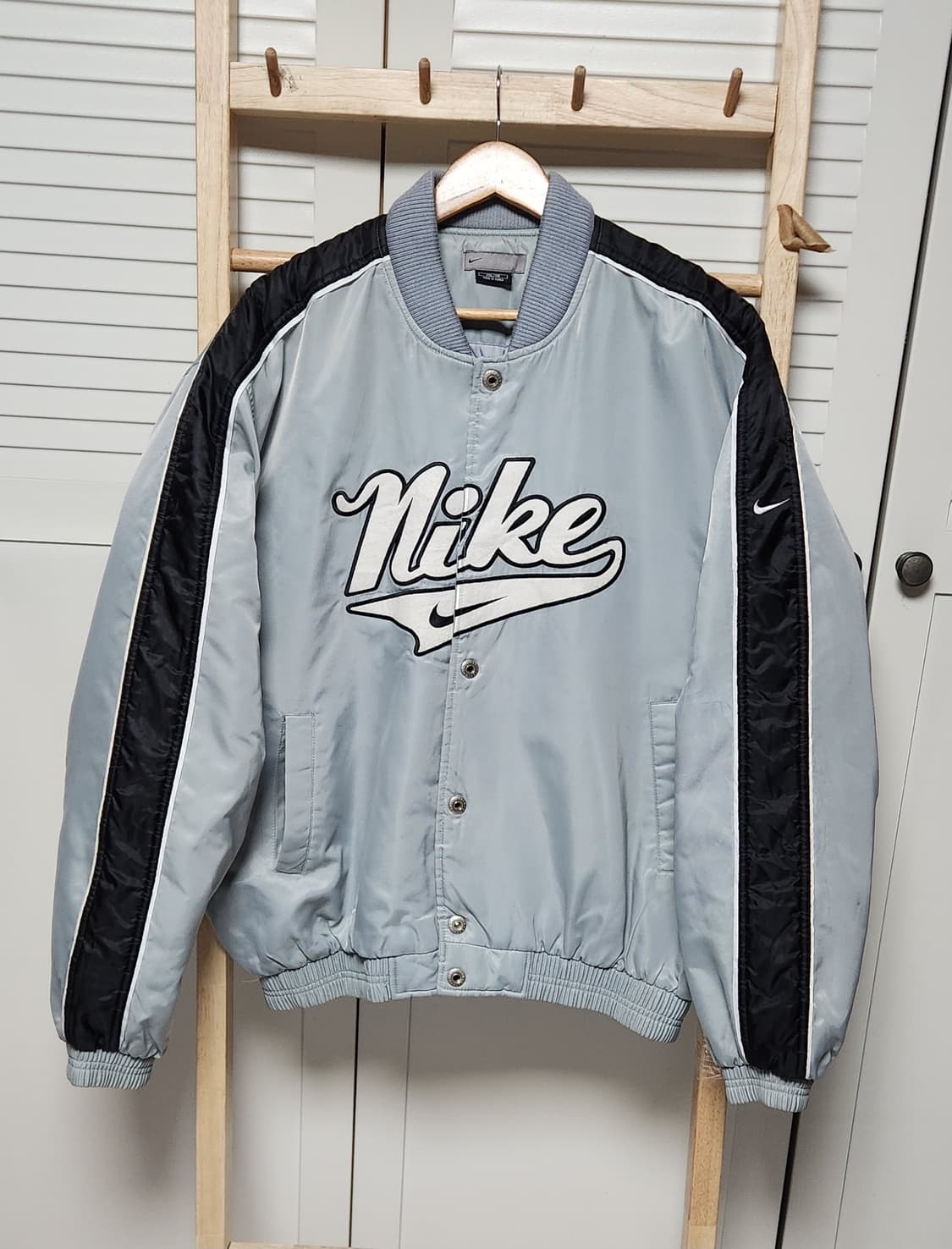 대장 나이키 빅로고 00s 올드스쿨 스타디움 블루종 자켓 상품이미지4