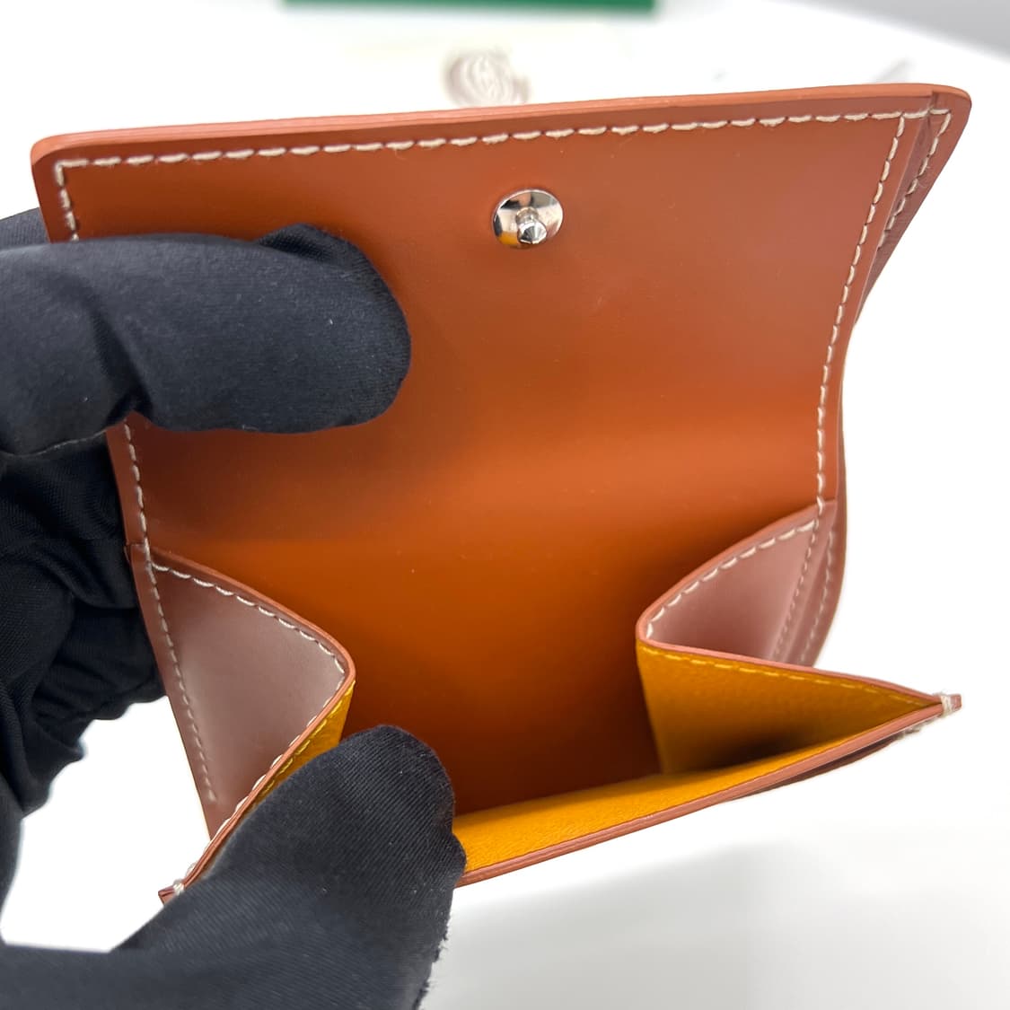 고야드 마리니 코인 카드 지갑 블랙텐 상품이미지6