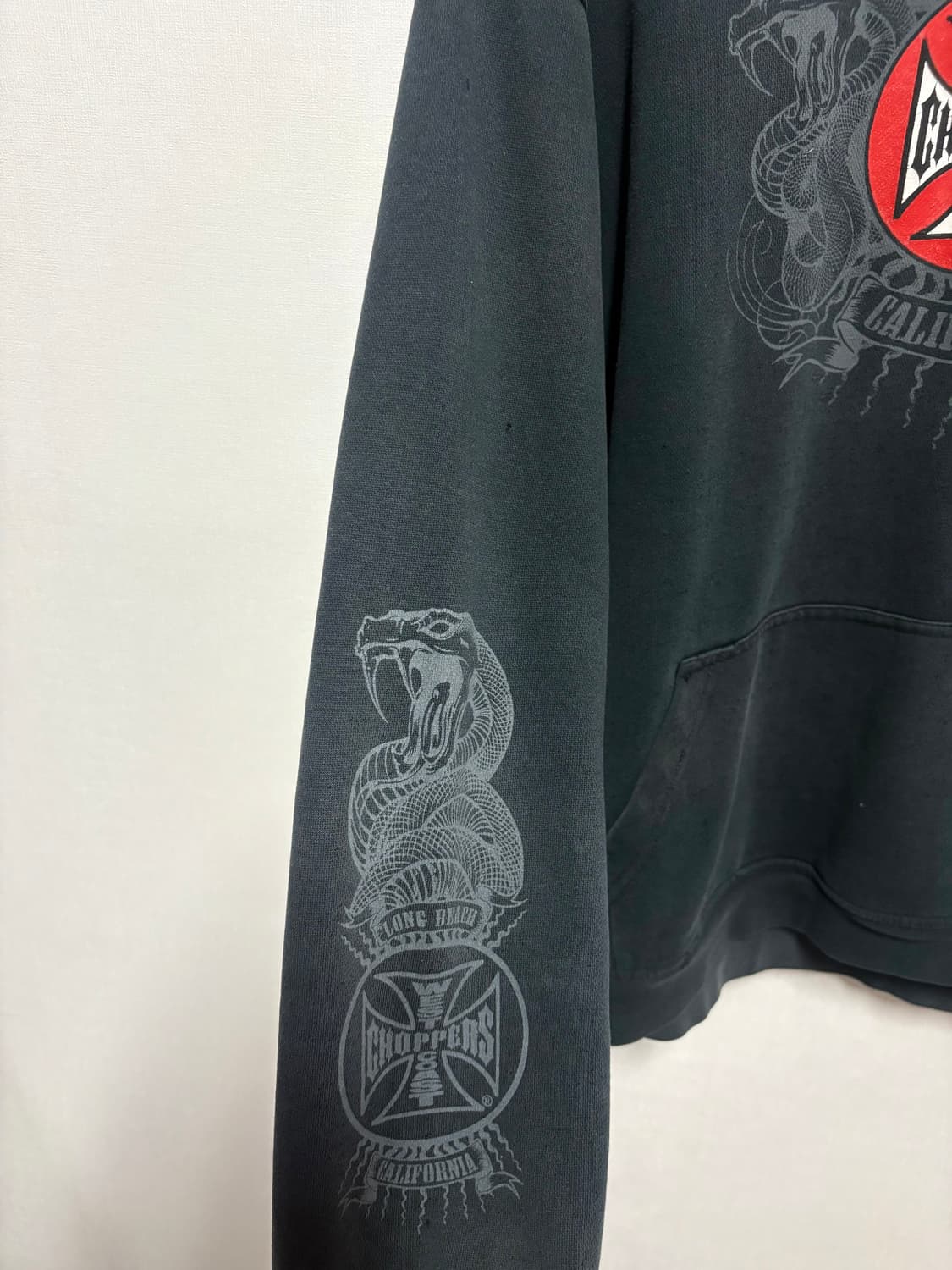 [XL-XXL] 90's West Coast Choppers 후드 블랙 상품이미지5