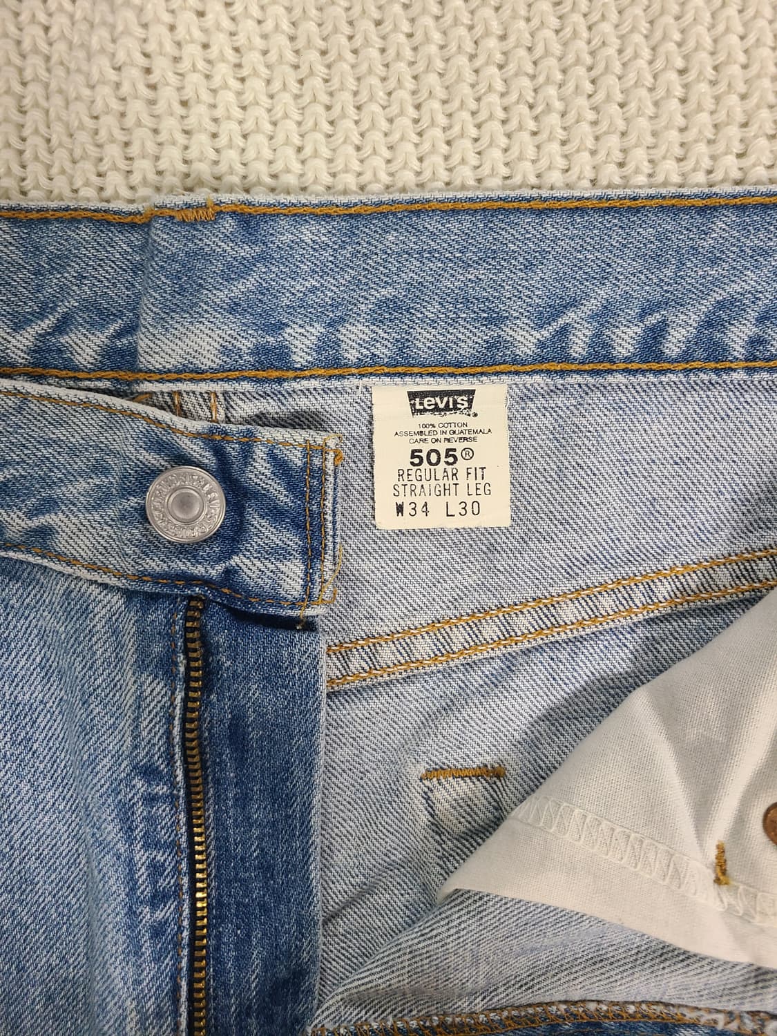 Levi's 505 데님 쇼츠 상품이미지5
