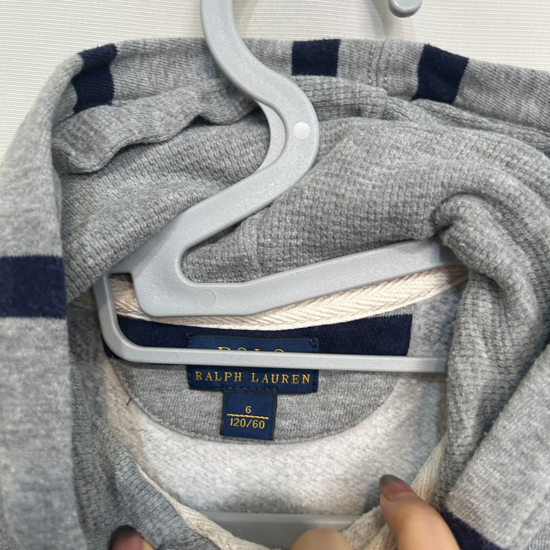 폴로 랄프로렌 키즈 기모 후드티 6 120  상품이미지2