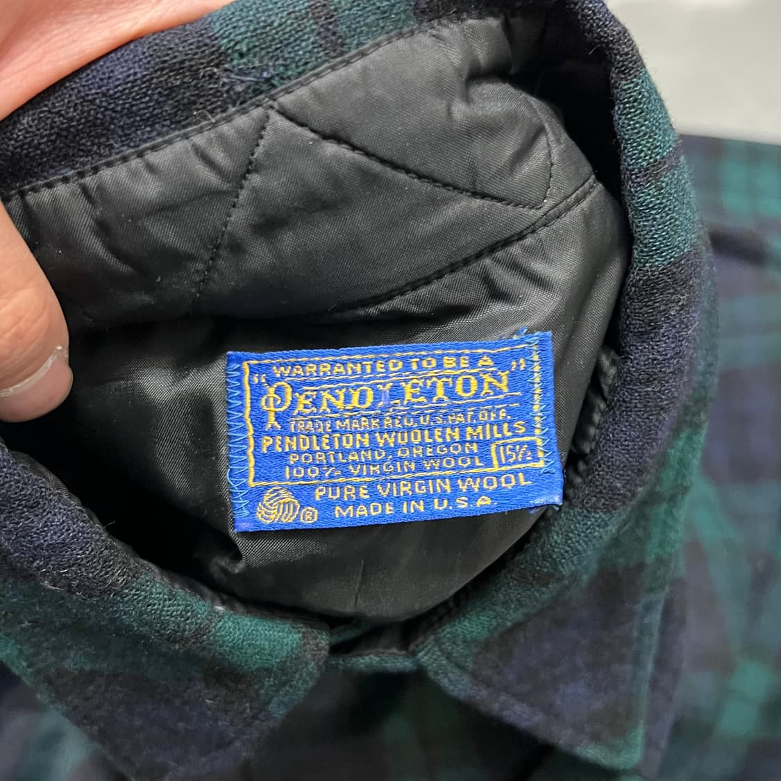  60s 펜들턴 울 플란넬 셔츠 y14863 상품이미지7