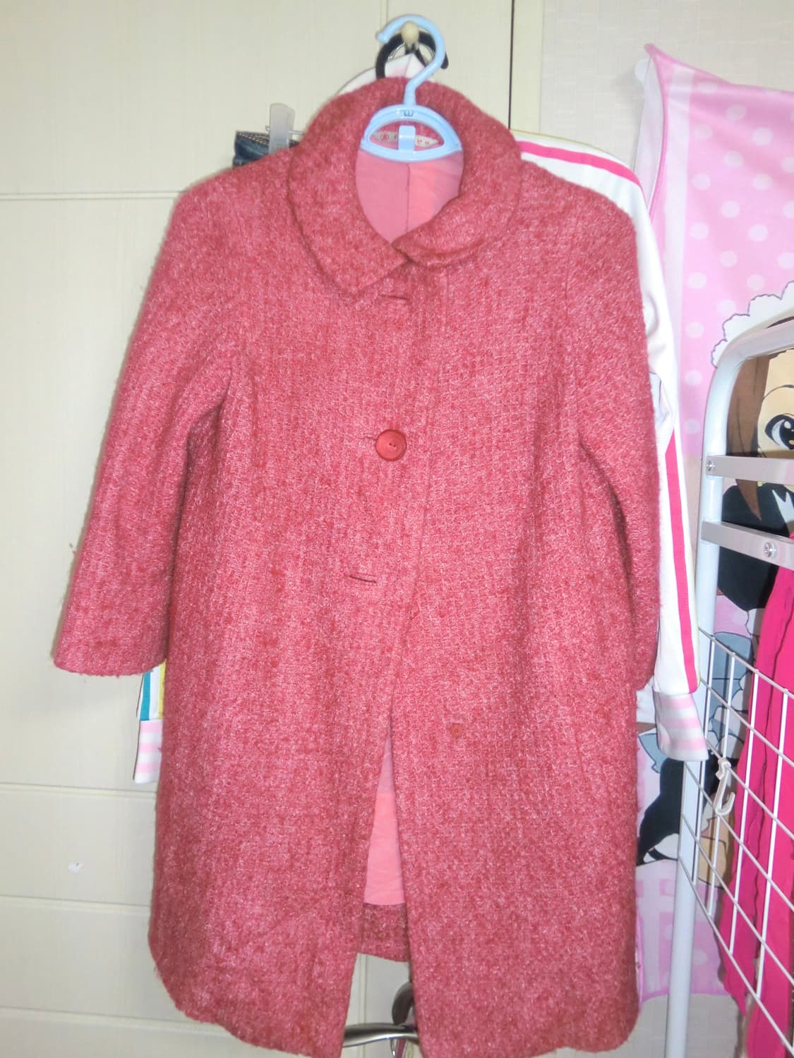 자주색 코트 러블리 모리걸 빈티지 하구미 임수정 상품이미지2