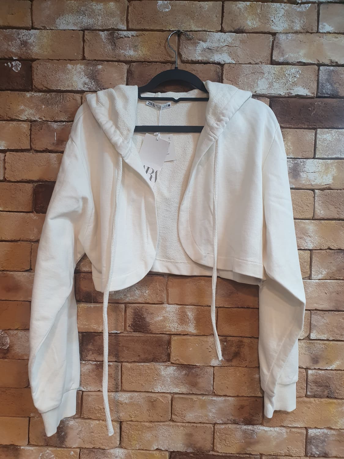 새상품)자라크롭 후드집업 상품이미지1