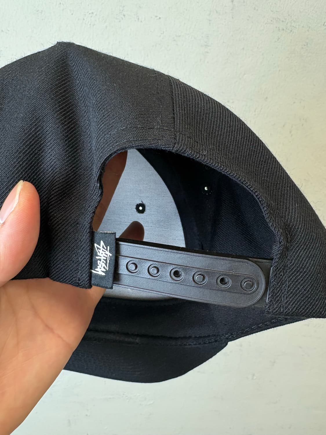 스투시 스펠아웃 블랙 볼캡 상품이미지6