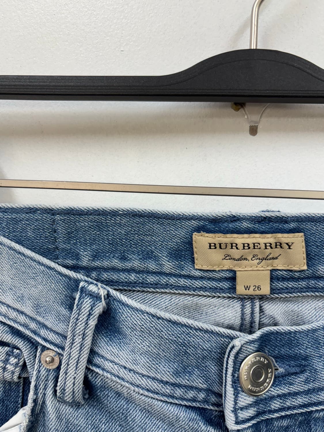 정품) 버버리 우먼 데님팬츠 상품이미지4
