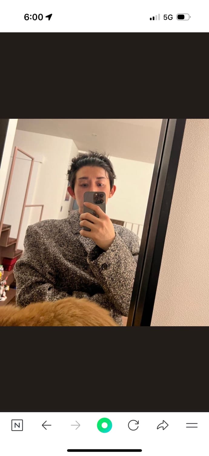 아모멘토 헤링본 자켓 상품이미지3