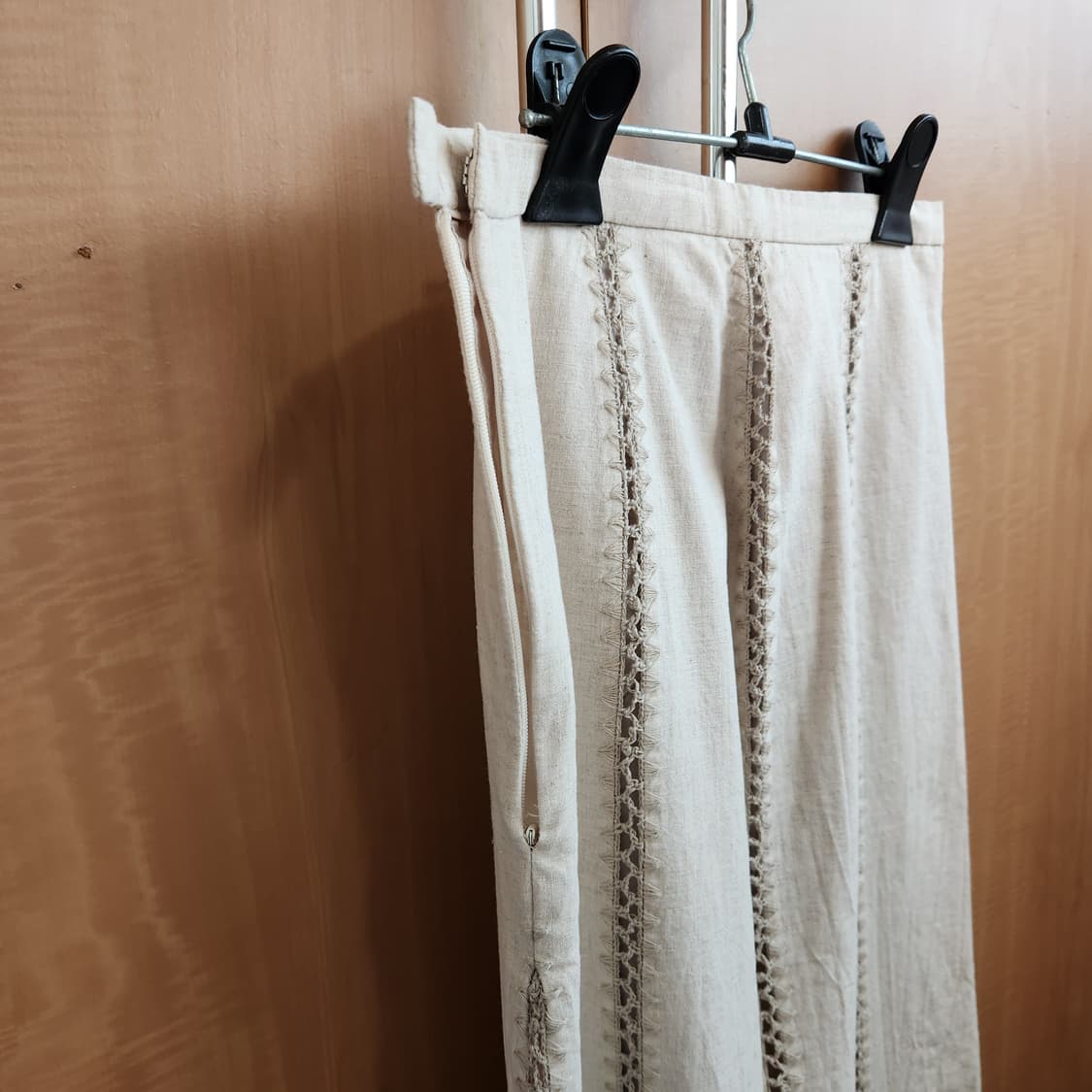 모리 무드 린넨 롱스커트 상품이미지2