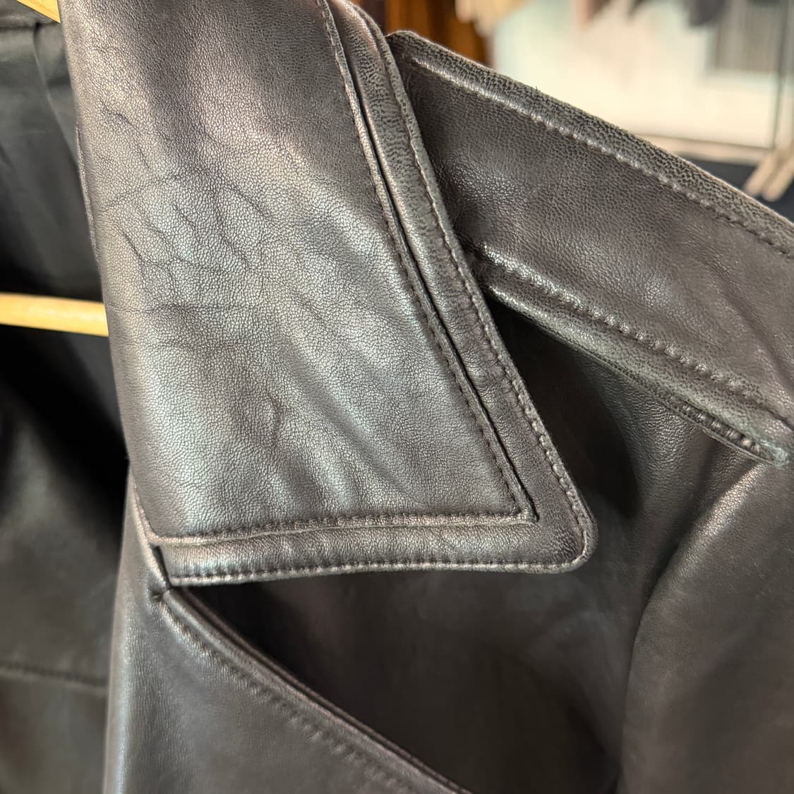 [L] 빈티지 양가죽100% 라이더자켓  상품이미지5