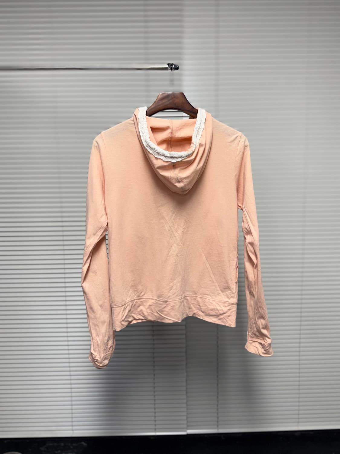 빈티지 레이스 트리밍 후드 집업 상품이미지5