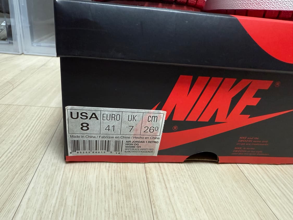 조던 1 레트로 하이 OG 시카고 2015 260 상품이미지8
