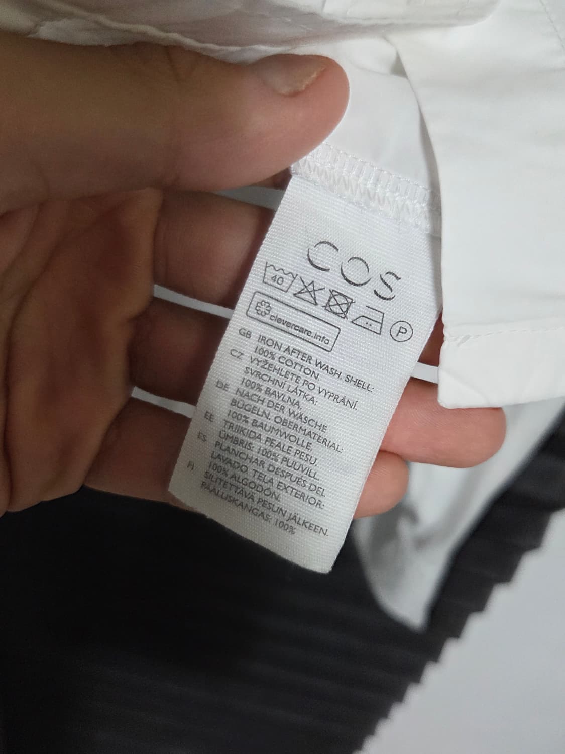 [코스] 클래식 코튼 포플린 셔츠 | 00152 상품이미지4