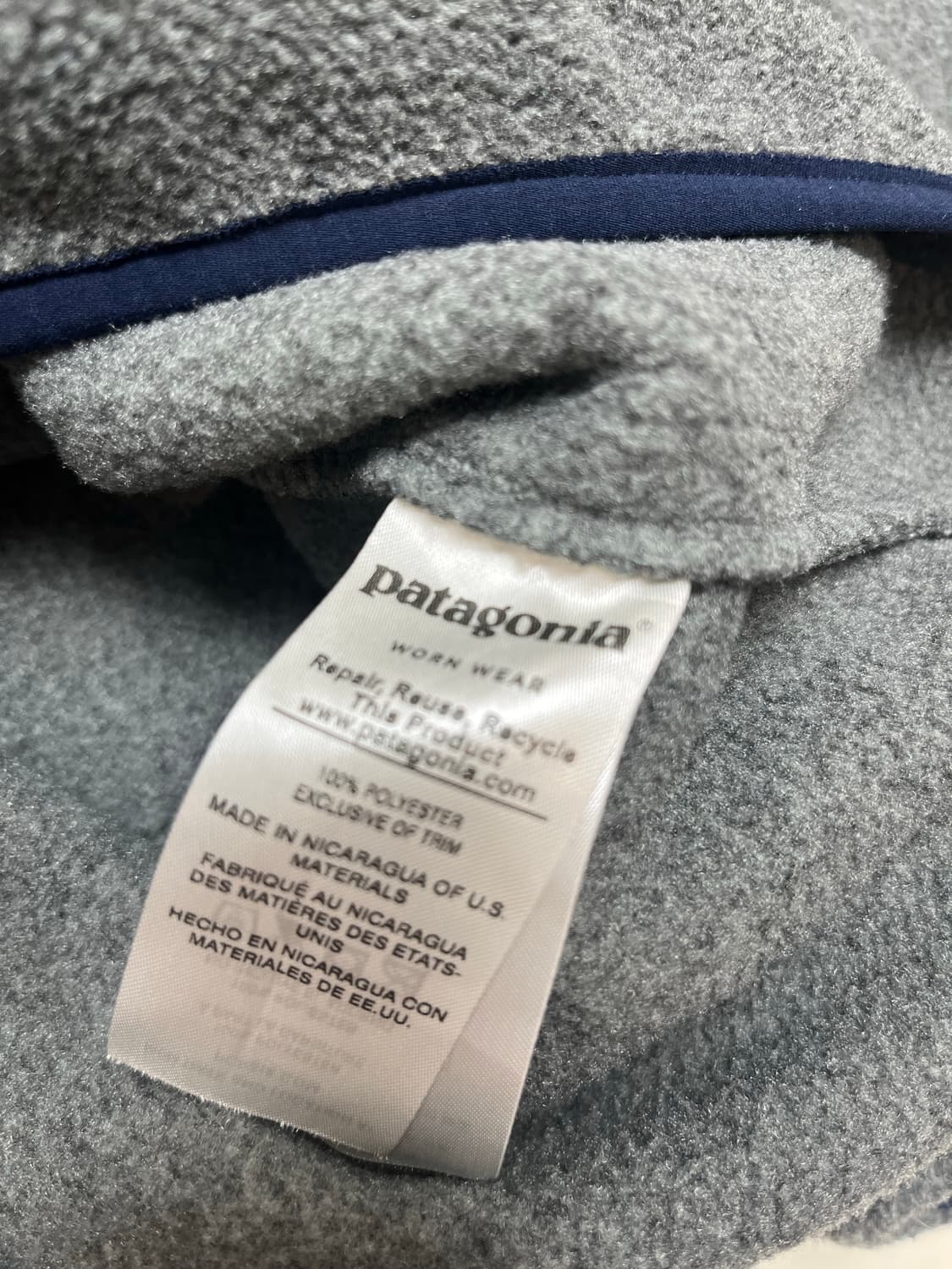 파타고니아 신칠라 그레이 L 상품이미지5