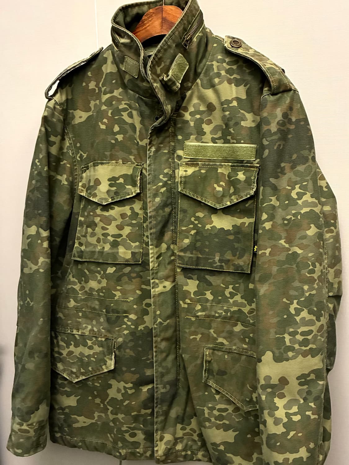 (M/105)알파인더스트리 독일군 플렉탄 카모 m65 모드 필드자켓 야상 상품이미지2