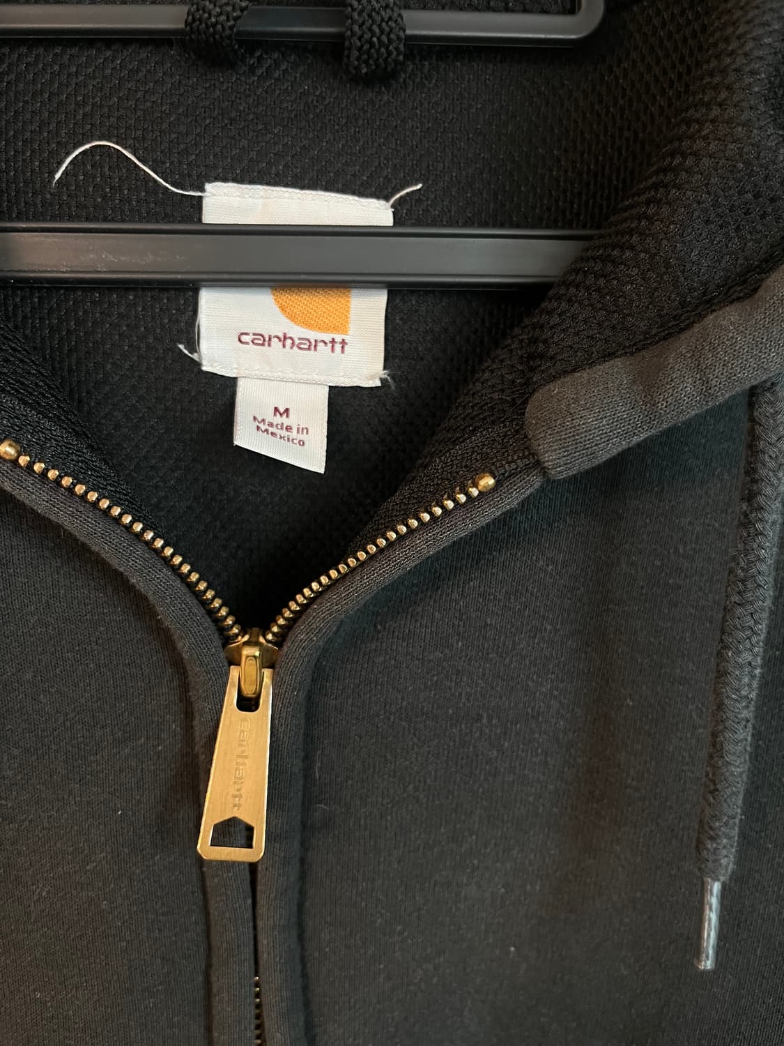 칼하트 미드웨이트 후드집업 블랙 [M] 상품이미지4