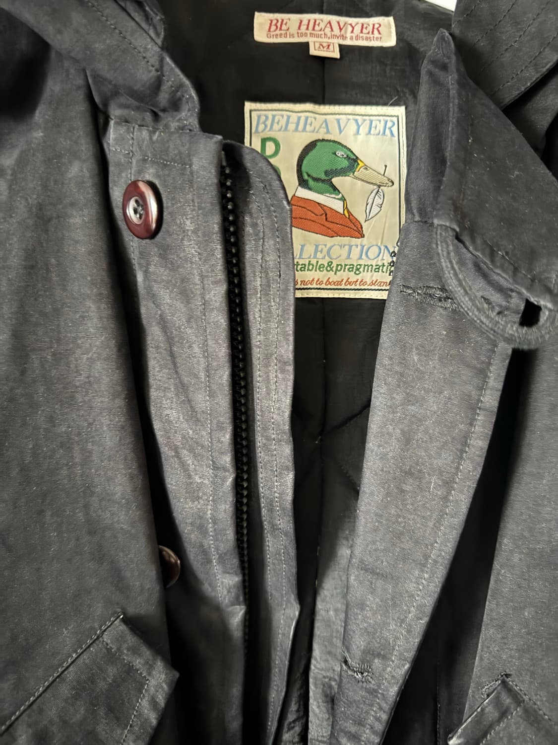 Beheavyer 비헤비어 m1947 장진호 덕다운 패딩파카 블랙 M 상품이미지4