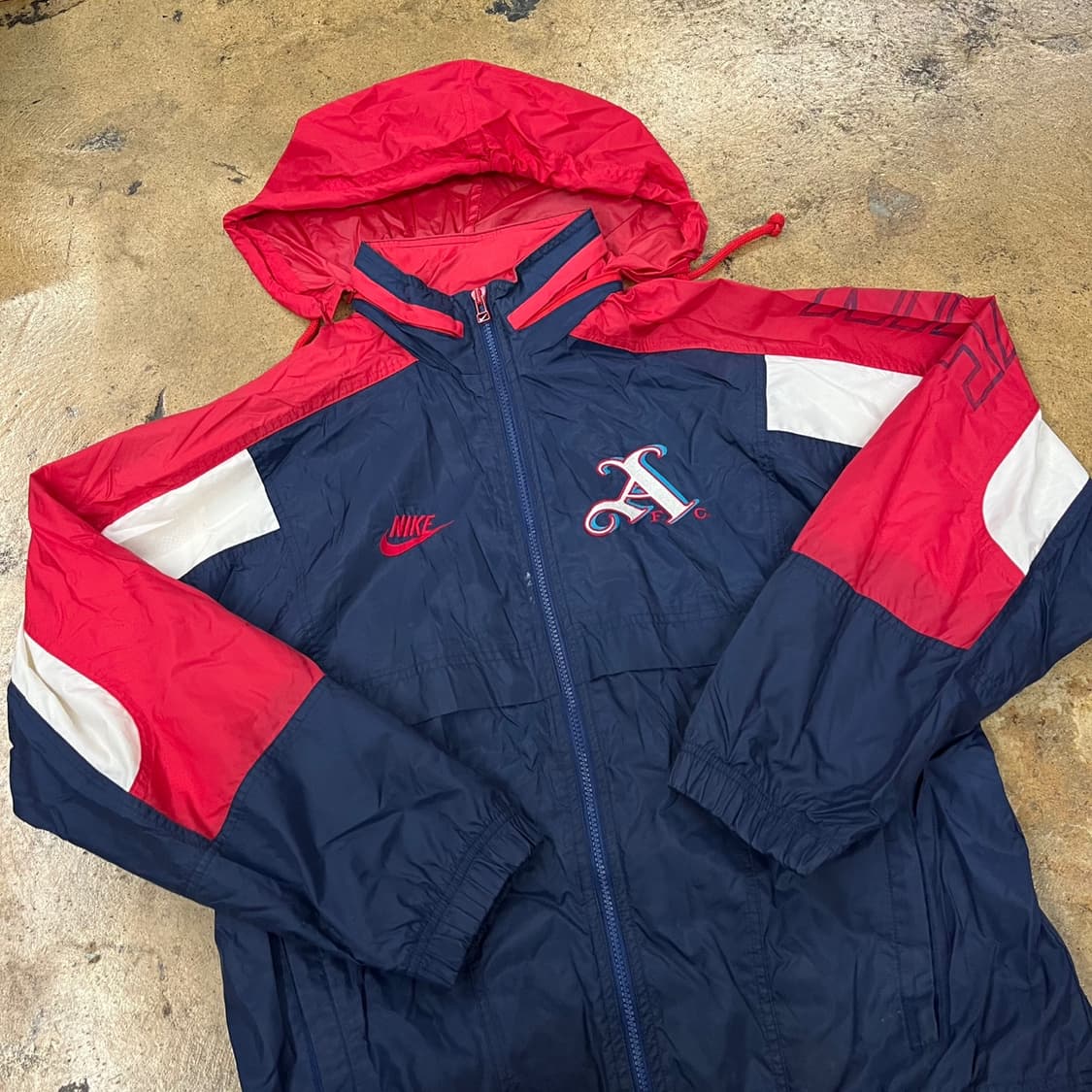 [정품/95] 나이키 올드스쿨 아스날 바람막이 자켓 b15 상품이미지1