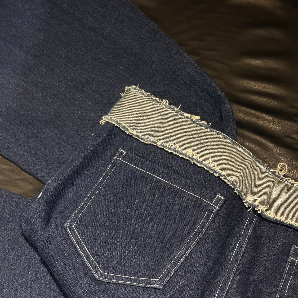 렉토 플레어 로우라이즈 데님팬츠 상품이미지5