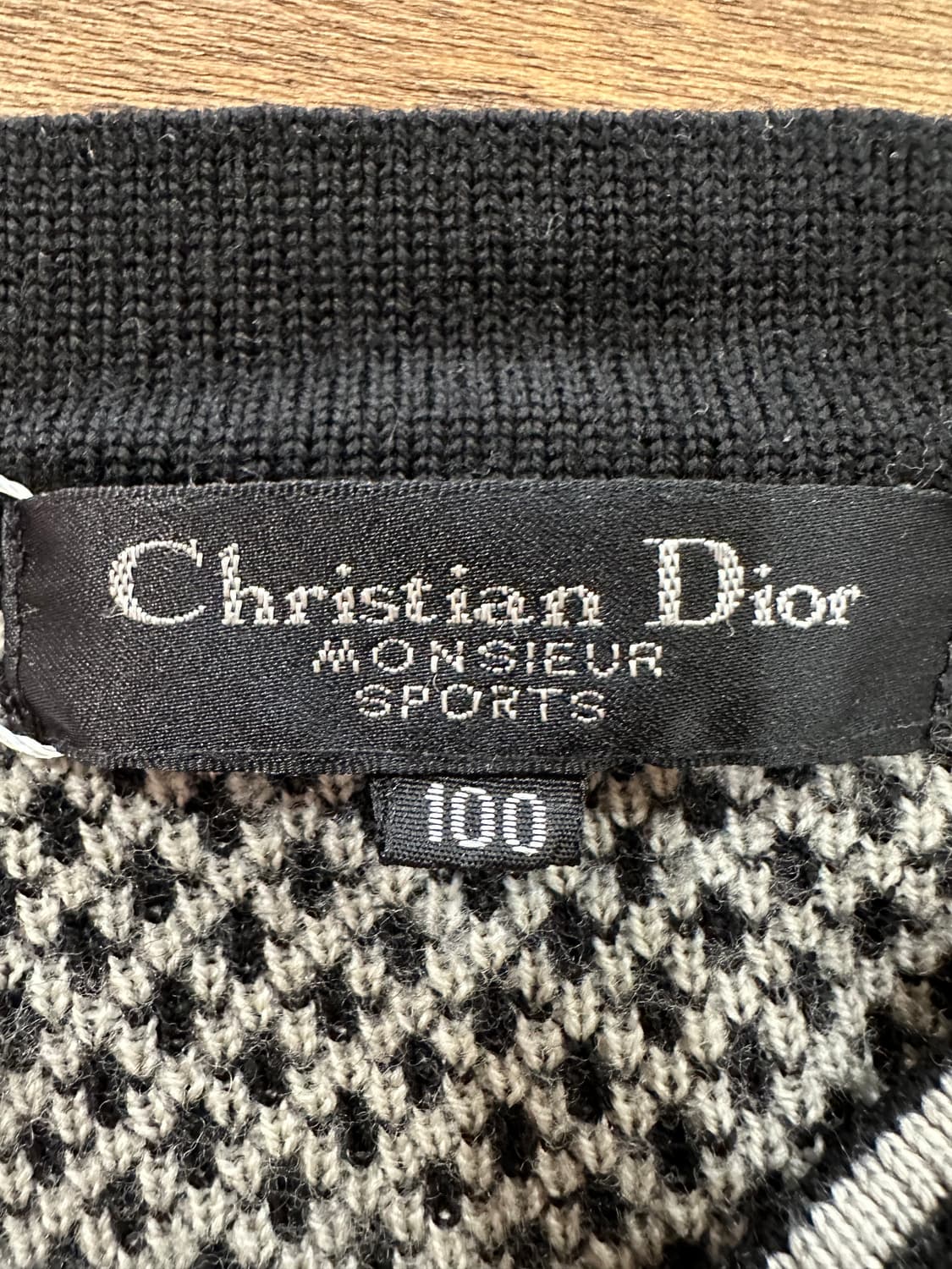 90's 크리스찬 디올 스포츠 브이넥 니트 상품이미지5