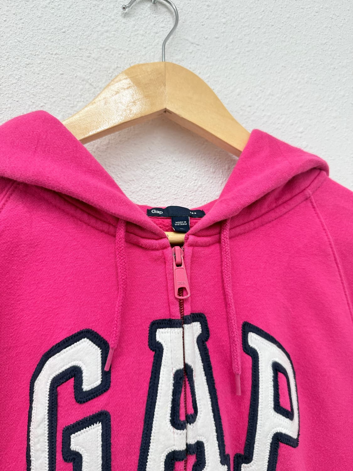 빈티지 GAP 핫핑크 후드집업 상품이미지3