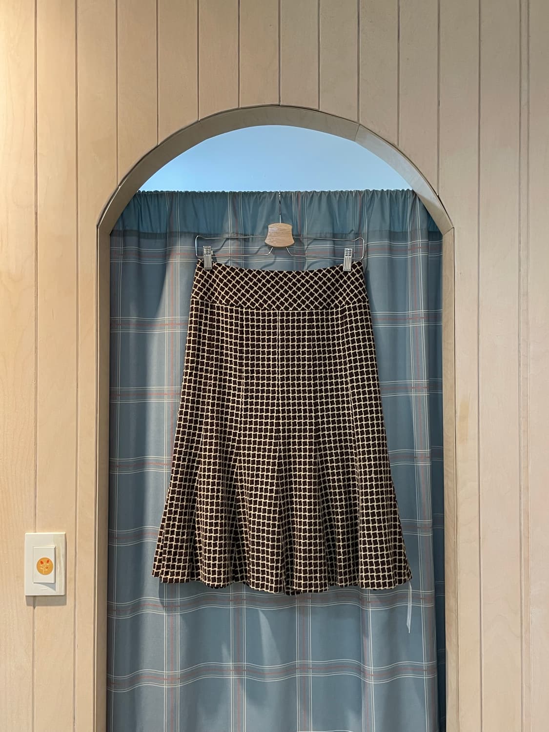 일본빈티지 자수패턴스커트 상품이미지1