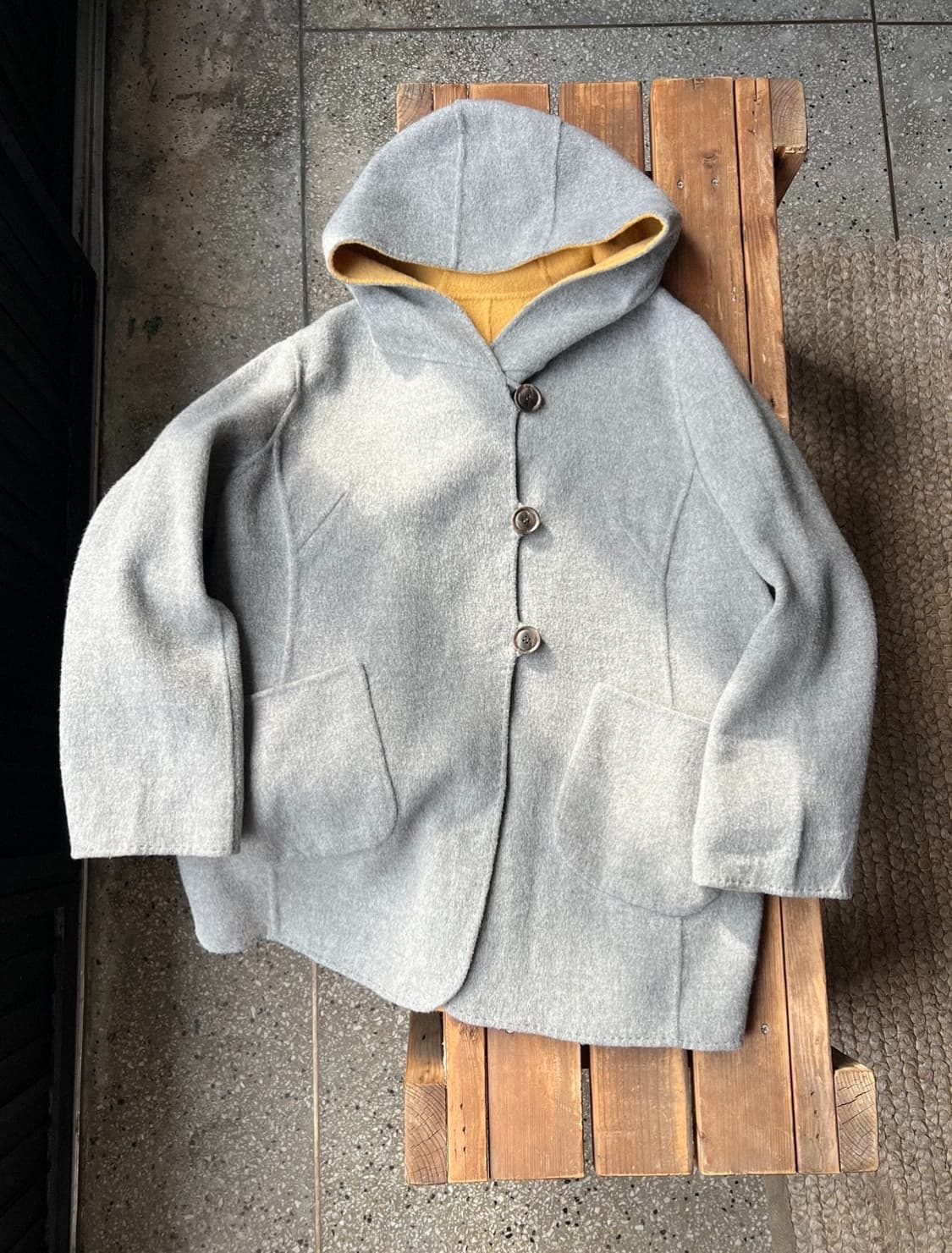 Hoody wool coat 상품이미지3