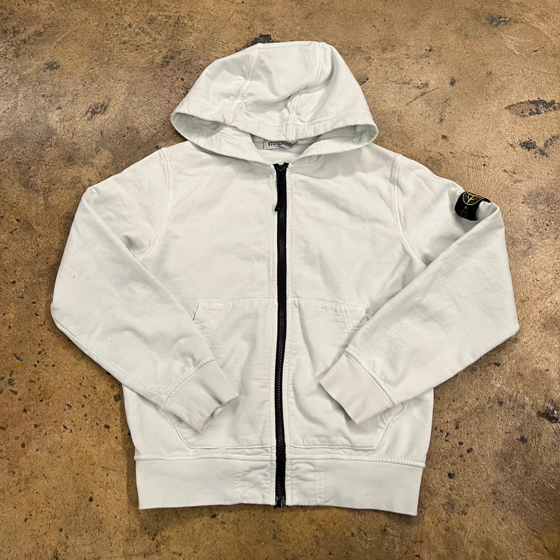 [정품] 스톤아일랜드 화이트 후드집업 b18 상품이미지2