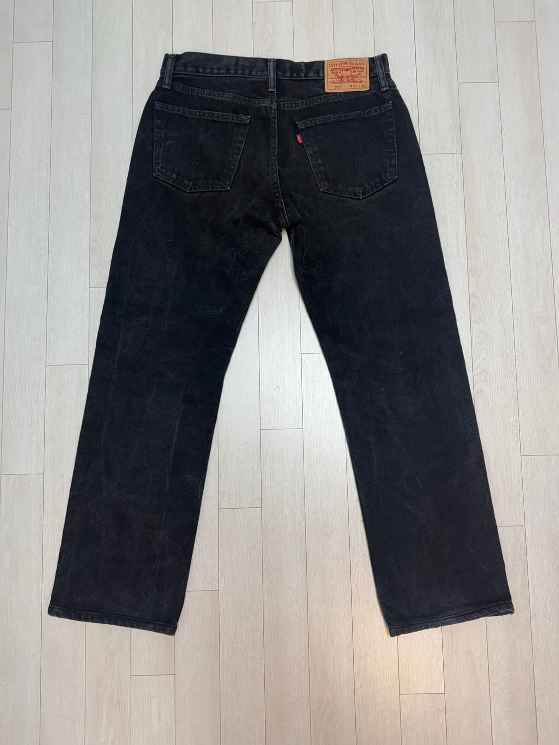 리바이스 505 블랙진 스트레이트 핏 31~32 size 상품이미지2