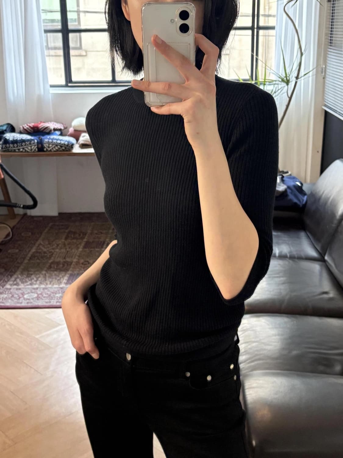 6397 니트 캐시미어100 상품이미지6