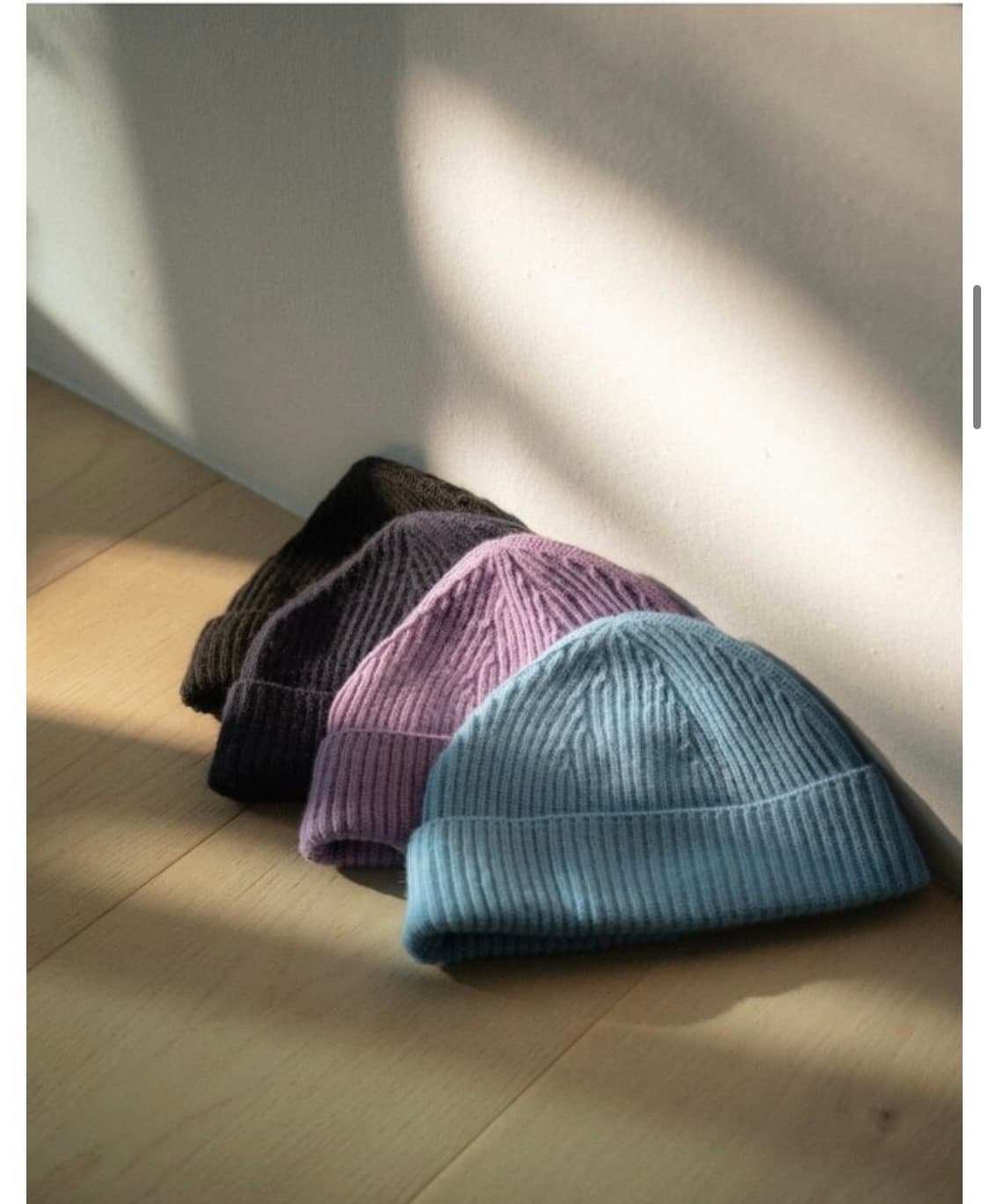 [우드비]Raccoon Wool Beanie (스카이 블루) 상품이미지3