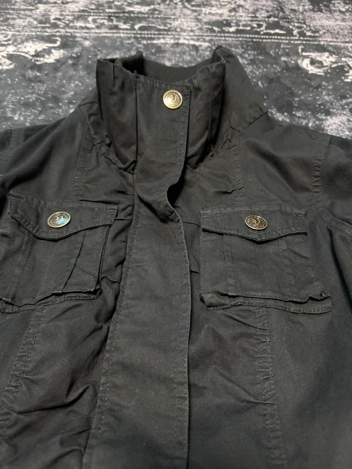 00s Style Black Long Jacket 상품이미지4